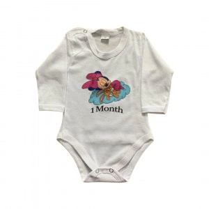 Set body bebe Disney, 12 piese, 1-12 luni, fetite, maneca lunga, en gros - Img 2