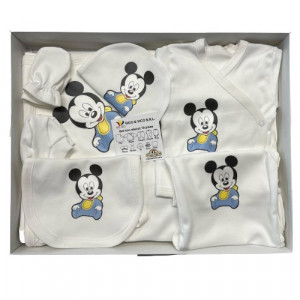 Set nou nascut, baby mickey, bleu, 10piese