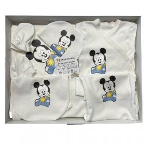 Set nou nascut, baby mickey, bleu, 10piese