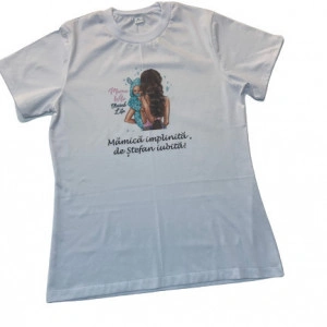 Set personalizat turta sau mot, Mamica, Tati, bebelus, tricou/body alb, en gros - Img 4