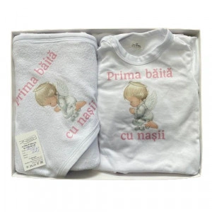 Set prima baita, Ingerasul .roz 3 piese, en gros