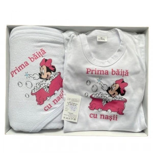 Set prima baita, Minnie in cadita, cyclam, 3 piese, en gros