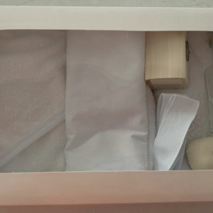 Trusou pentru botez, 7 piese, potrivit pentru brodat sau imprimat, prosop gros, en gros - Img 1