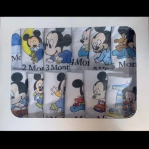 Set body bebe Disney, 12 piese, 1-12 luni, baieti, maneca scurta - Img 2