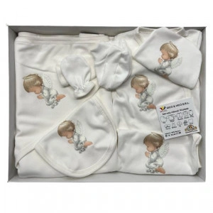 Set nou nascut, ingeras, ivoire, 10piese