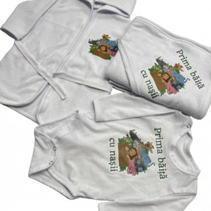 Set prima baita, Jungla, bleu, 3 piese, en gros