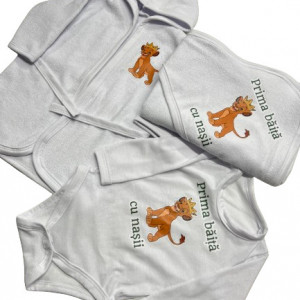 Set prima baita, Regele leu, verde, 3 piese, en gros