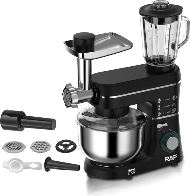 Raf R6676B – Robot de bucatarie 1400W cu bol inox 4.5L si accesorii multifunctionale - Img 3