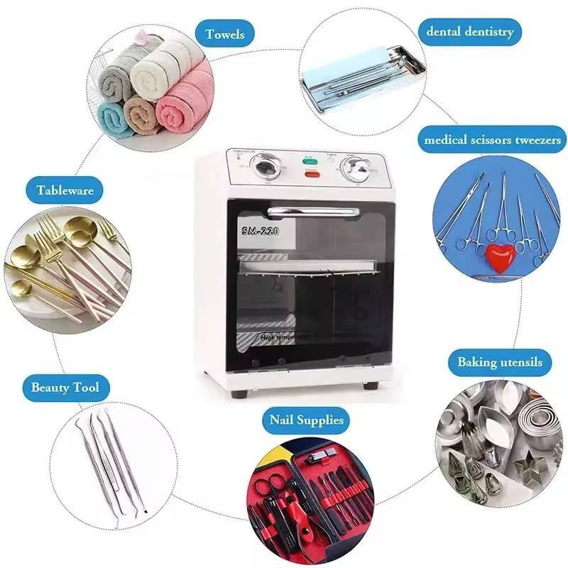 Sterilizator profesional UV Selani Ultra pentru ustensile salon manichiura, coafor, 220 grade, Alb engros - Img 6
