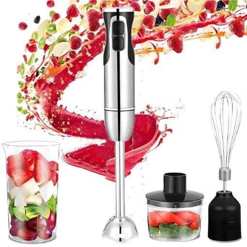 Raf R3006 – Blender 1600W cu recipient 500ml, vas 600ml si tel, negru-argintiu - Img 3