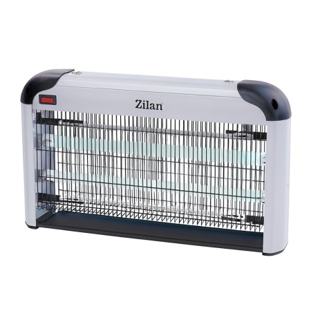 Aparat electric anti-insecte Zilan ZLN7071, 2 lampi UV, buton pornire/oprire, montaj suspendat sau pe suprafata plana, gri