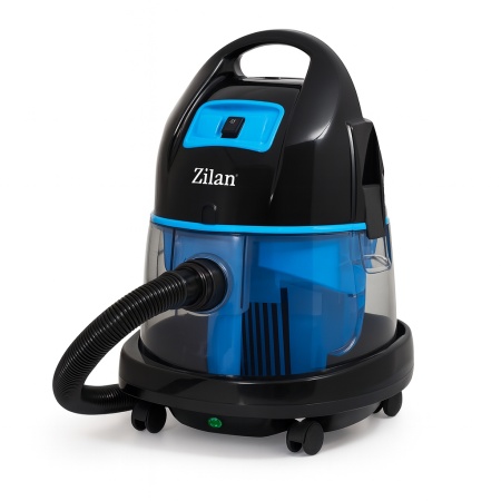Aspirator 2000W ZILAN ZLN8945, filtrare prin apa si uscata, capacitate 8L, motor cupru, albastru