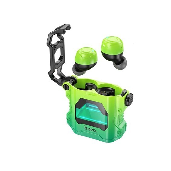 Hoco EW33 - Casti Wireless, Ear Buds, Bluetooth 5.3, 150h StandBy, 300mAh, Interstellar, Verde