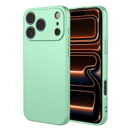 Husa Maxcell pentru APPLE iPhone 17 Pro – Soft MicroFiber, TPU - turcoaz