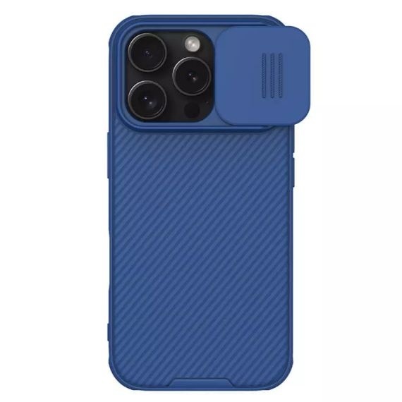 Husa Nillkin, iPhone 16 Pro Max, CamShield Pro, TPU, Albastru