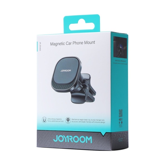 Joyroom JR-ZS400 - Suport Auto, montaj Ventilatie, Magnetic, OneClick, MultiAngle, Negru