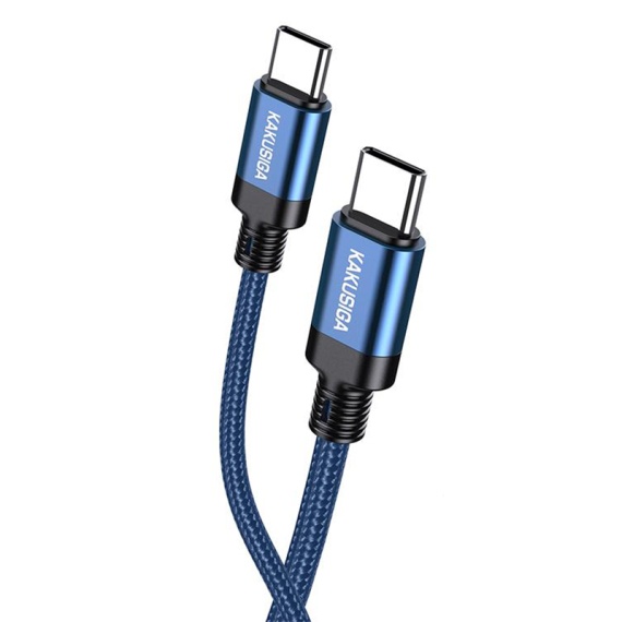 Kaku KSC-970 - Cablu Date si Incarcare, Type-C, PD60W, QC3.0, Braided, 1m, Albastru