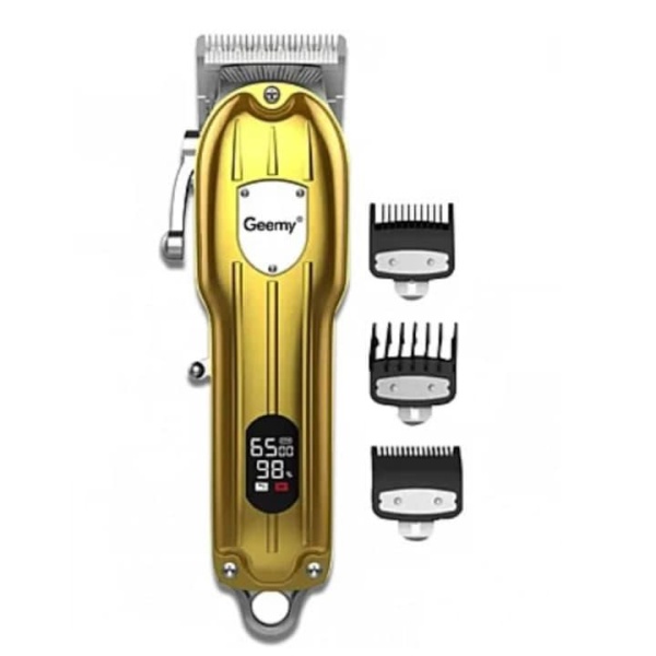 Masina de tuns profesionala GEEMY GM-6716, K KATHODE, Fara fir, Galben