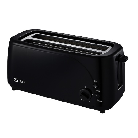 Prajitor de paine dublu Zilan ZLN2713 – 1400W, 4 felii, 5 nivele de rumenire, functii multiple, negru