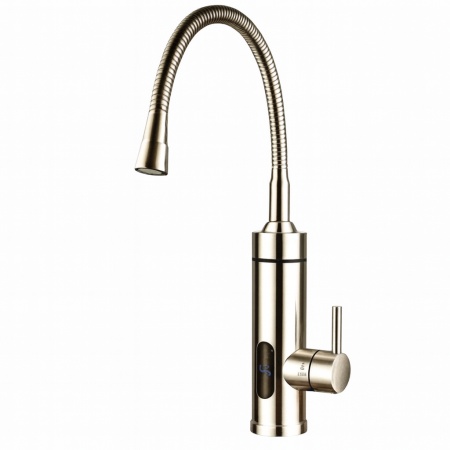 Robinet electric Z-Inox ZLN7873, 3000W, ecran digital, incalzire instantanee, pipa flexibila, otel inoxidabil