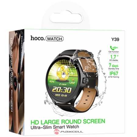 SmartWatch HOCO Y39, Bluetooth 5.3, AMOLED, 300mAh, BLISTER, BLACK