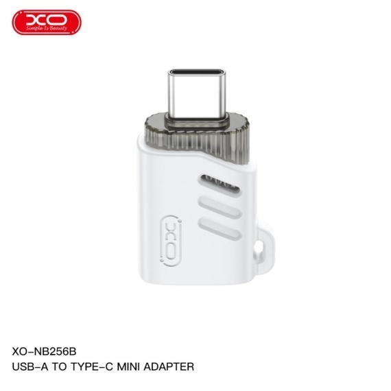 XO NB256D - Adaptor OTG Transfer, Type-C la USB, 480Mps, Alb