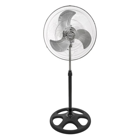 Floria 3840 – Ventilator cu picior 3IN1, 55W, 3 viteze, negru cu gri