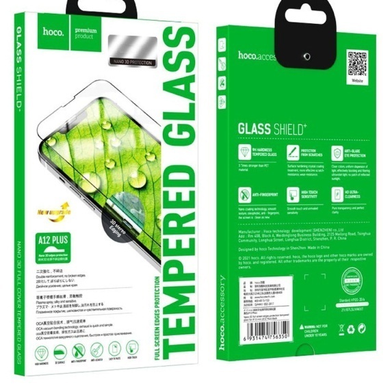 Hoco A12- Folie protectie clear pentru APPLE 15, DustProof, HD Glass,