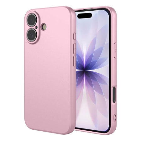 Husa Maxcell pentru APPLE iPhone 17 – Soft MicroFiber, TPU - crem nisipiu