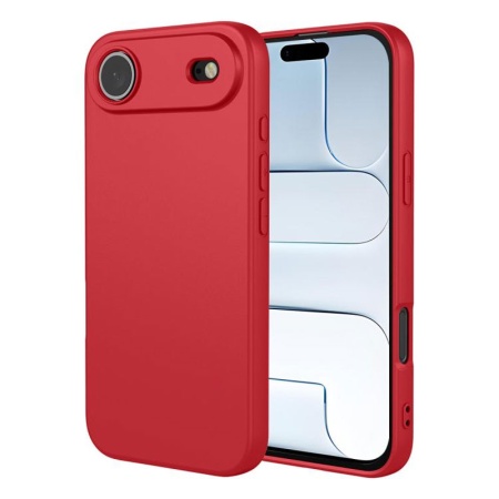 Husa Maxcell pentru APPLE iPhone 17 Air – Soft MicroFiber, TPU - rosu pur