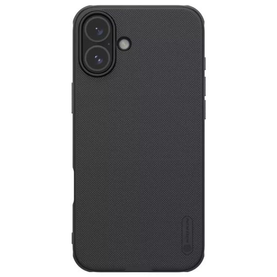 Husa Nillkin, iPhone 16 Plus, Frosted Series, PVC, Negru