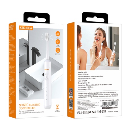 Kaku KSC-1541 – Periuta de dinti electrica Ultra-Sonic 500mAh Waterproof, alb