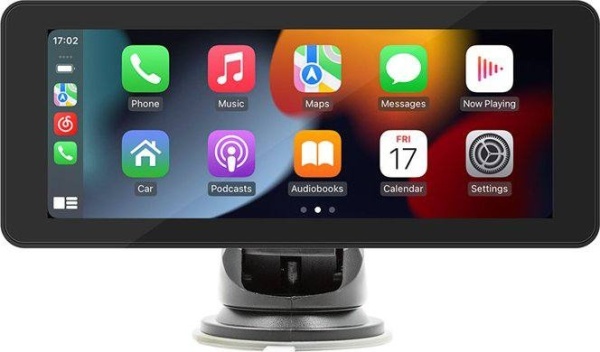 Navigatie Auto Multimedia Android, Apple CarPlay, Bluetooth, Negru