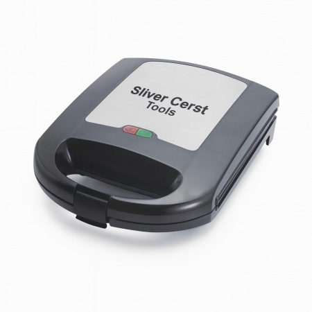 OEM – Sandwich Maker 1400W, 35x29 cm, negru/gri