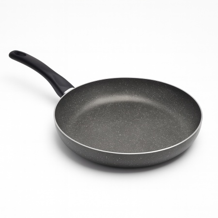 Tigaie universala ZILAN, 26cm, aluminiu interior/exterior granit non-stick, maner bachelita, ZLN1969, gri