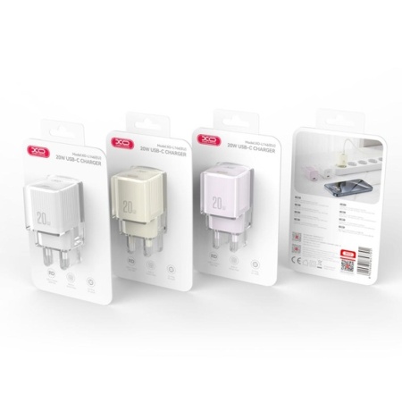 XO L146 – Incarcator retea 18W 1xUSB-C 5V 3A, alb