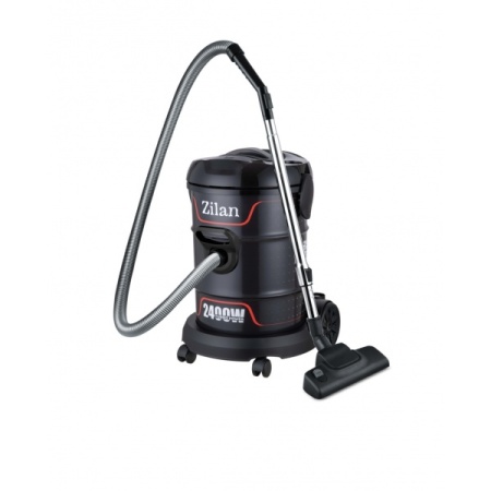Zilan ZLN2006 - Aspirator Turbo fara sac, 2400W, 21L, functie suflare, filtru lavabil, tub telescopic, Negru