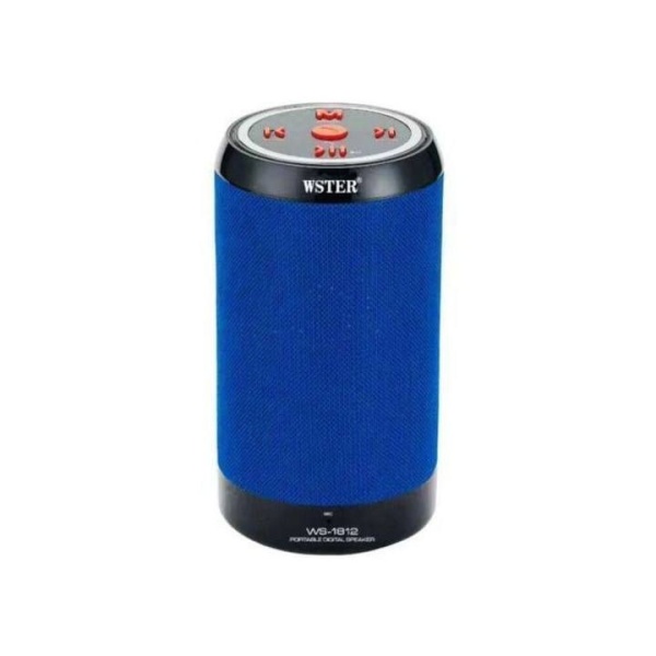 Boxa portabila cu conectare Bluetooth, Port USB-A, TF Card, Radio FM, WS-1812, Albastru