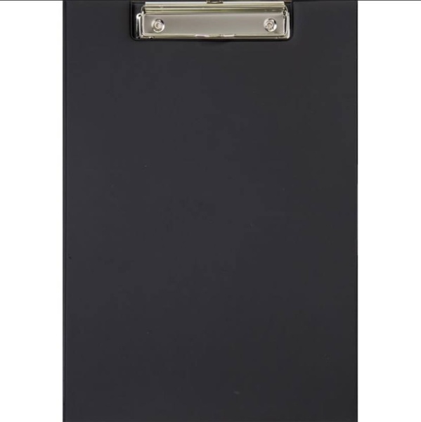 Clipboard A4, Dublu si rezistent, Standard, PP, Certificare, Negru