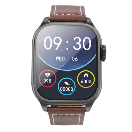 Hoco Y17 – Smartwatch sport 2.03" Dual Bluetooth 3.0/5.0, 300mAh, argintiu