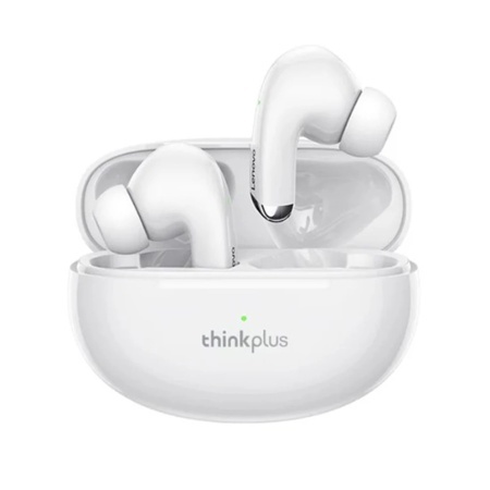Lenovo LP5 – Casti wireless Earbuds TWS Bluetooth 5.2 cu reducere zgomot, alb