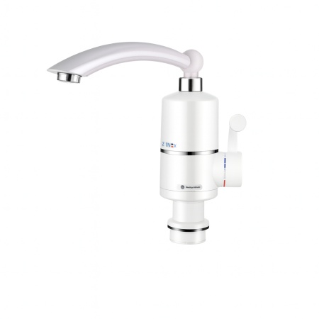 Robinet electric Z-Inox ZLN5473, 3000W, incalzire instantanee, indicator LED, maner ergonomic, inox, alb
