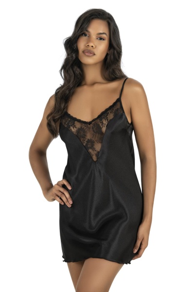 Rochie de noapte Aurora Luxe Charm, Negru