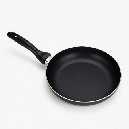 Tigaie universala FLORIA, 28cm, aluminiu 2 straturi Non Stick, maner bachelita, ZLN1937, gri