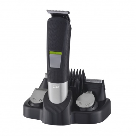 Zilan ZLN8757 – Masina de tuns universala 11 in 1, pentru par, barba, corp si nas, negru+argintiu