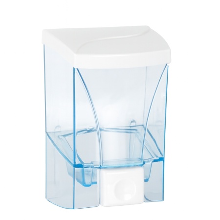 Dispenser sapun lichid LISA, 500ml, plastic, design compact, ZLN1145, alb