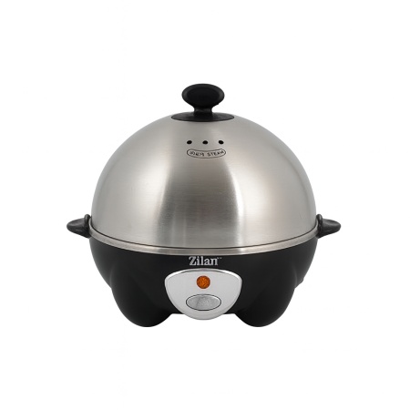 Fierbator de oua 360W, Zilan ZLN8075, 7 oua, inox, negru