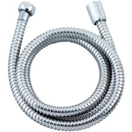 Furtun dus spiral 2m ZILAN, inox/alama, finisaj cromat, diametru 14mm, ZLN8113, argintiu