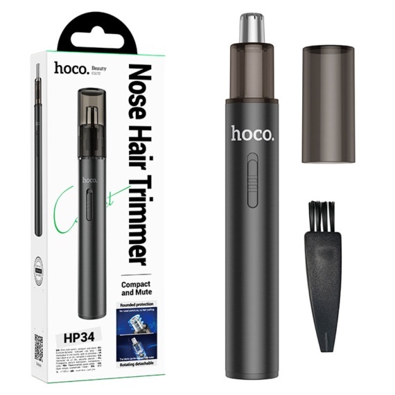 Hoco HP34 - Aparat de ingrijire, Nose Trimmer, Travell, UltraSpeed, 100mAh, Negru