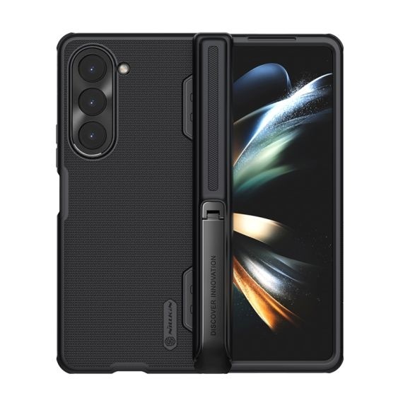Husa Nillkin, Galaxy Z Fold 5, Frosted Series, PVC, Negru
